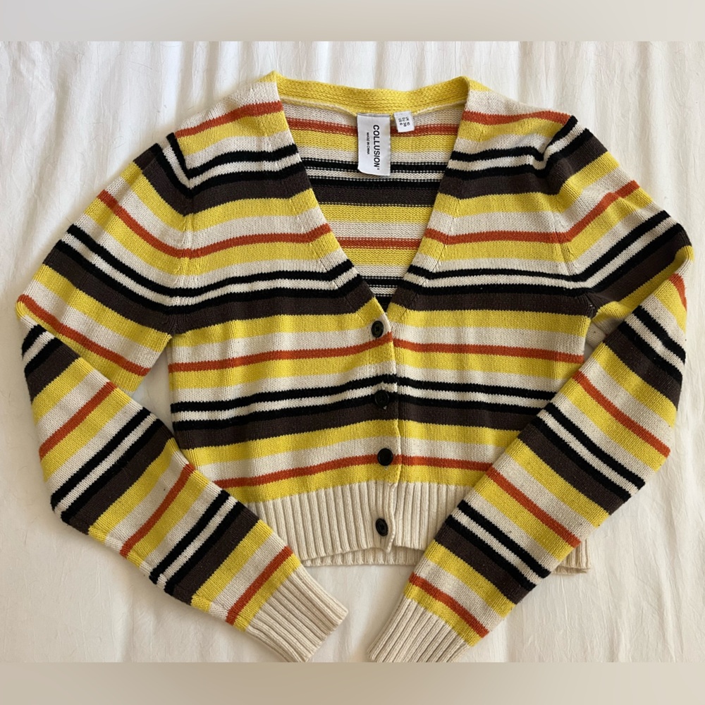 ASOS Collusion crop sweater